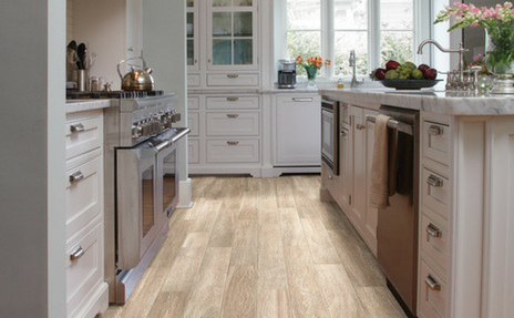 Wood Look Waterproof Tile in Kitchen